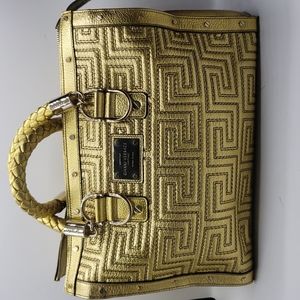COPY - GIANNI VERSACE BAG SIZE LARGE COLOR GOLD 100% AUTHENTIC NEW NEVER BEEN W…